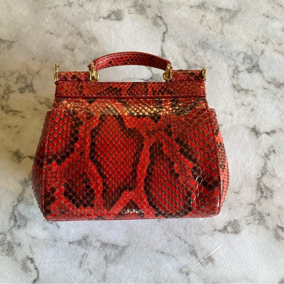 Red Python Miss Sicily Dolce & Gabbana - Picture 6 of 10
